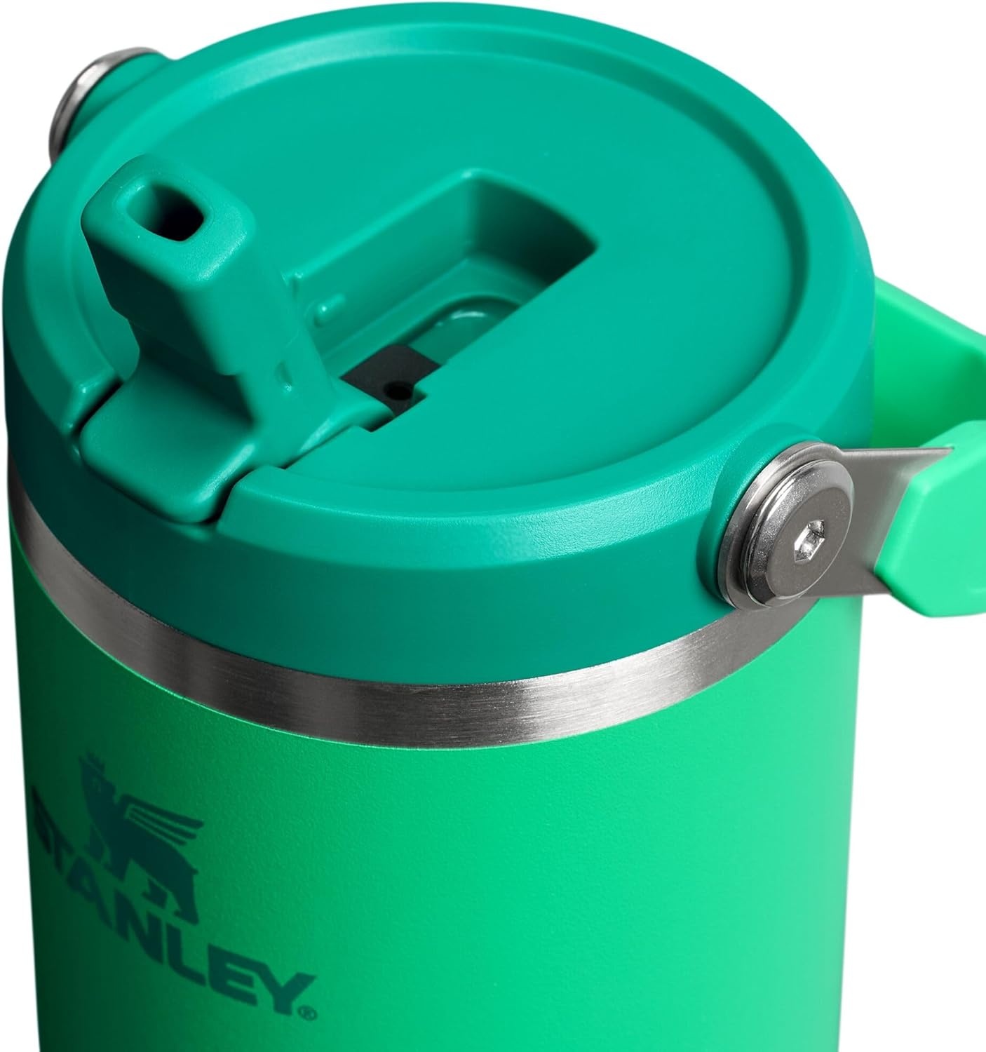 image:imageSTANLEY IceFlow 20 Flip Straw Tumbler with Handle 20 oz Twist On Lid and Flip Up Straw Leak Resistant Water Bottle Insulated Stainless Steel BPAFree Stainless Steel AshMeadow