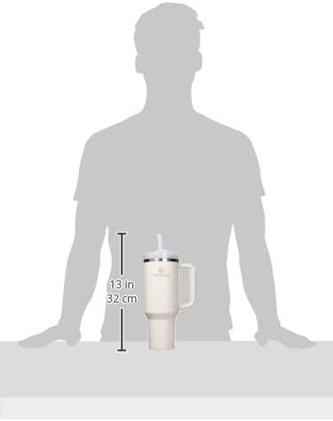 image:imageSTANLEY Quencher H20 Tumbler with Handle and Straw 20 oz Flowstate 3Position Lid Cup Holder Compatible for Travel Insulated Stainless Steel Cup BPAFree Blue Dream StoneRose Quartz 20