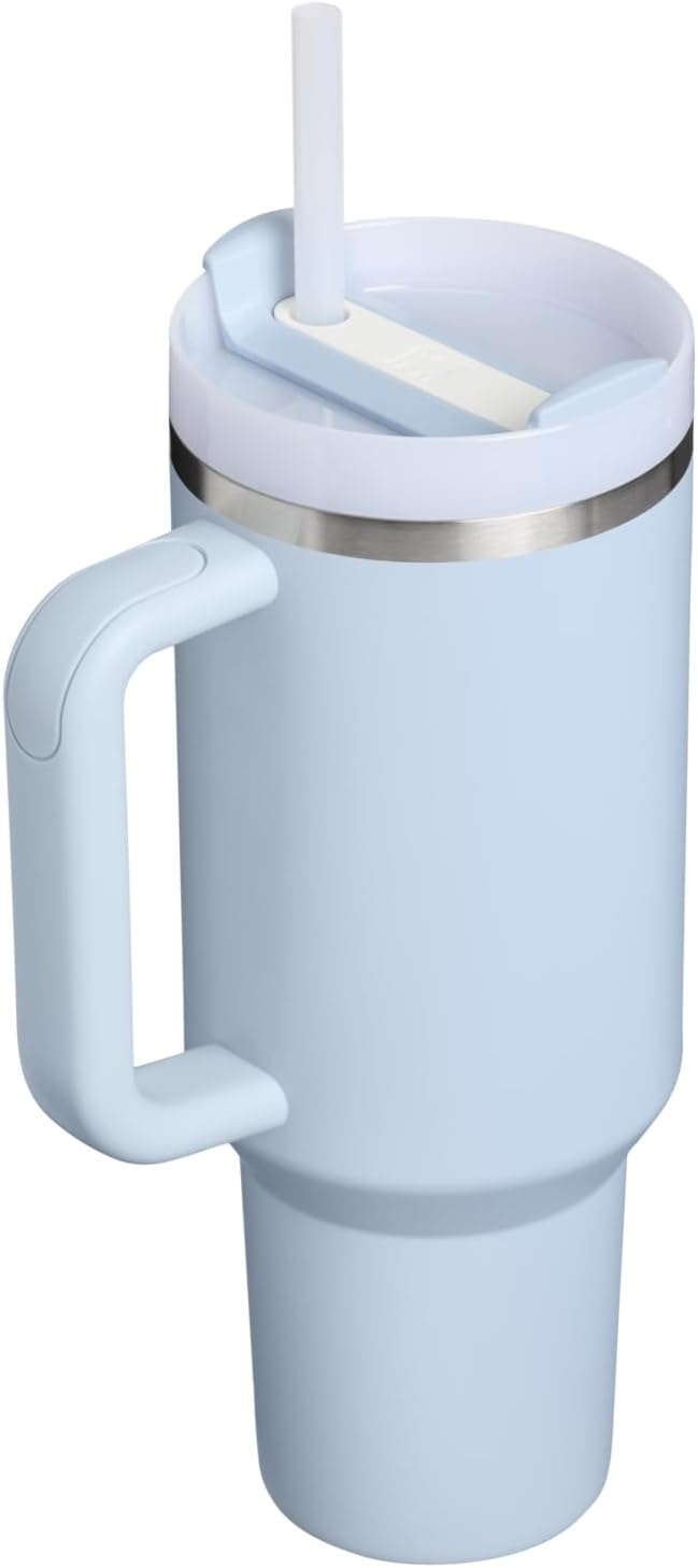 image:imageSTANLEY Quencher H20 Tumbler with Handle and Straw 20 oz Flowstate 3Position Lid Cup Holder Compatible for Travel Insulated Stainless Steel Cup BPAFree Blue Dream StoneBlue Dream Stone