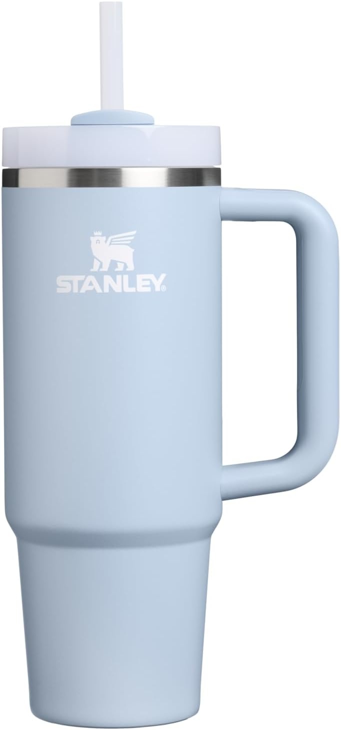 image:imageSTANLEY Quencher H20 Tumbler with Handle and Straw 20 oz Flowstate 3Position Lid Cup Holder Compatible for Travel Insulated Stainless Steel Cup BPAFree Blue Dream StoneBlue Dream Stone