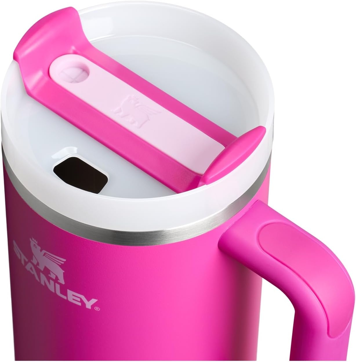 image:imageSTANLEY Quencher H20 Tumbler with Handle and Straw 20 oz Flowstate 3Position Lid Cup Holder Compatible for Travel Insulated Stainless Steel Cup BPAFree Blue Dream StoneViolet Blossom