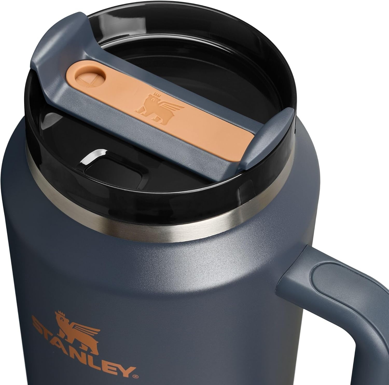 image:imageSTANLEY Quencher H20 Tumbler with Handle and Straw 20 oz Flowstate 3Position Lid Cup Holder Compatible for Travel Insulated Stainless Steel Cup BPAFree Blue Dream StoneTwilight