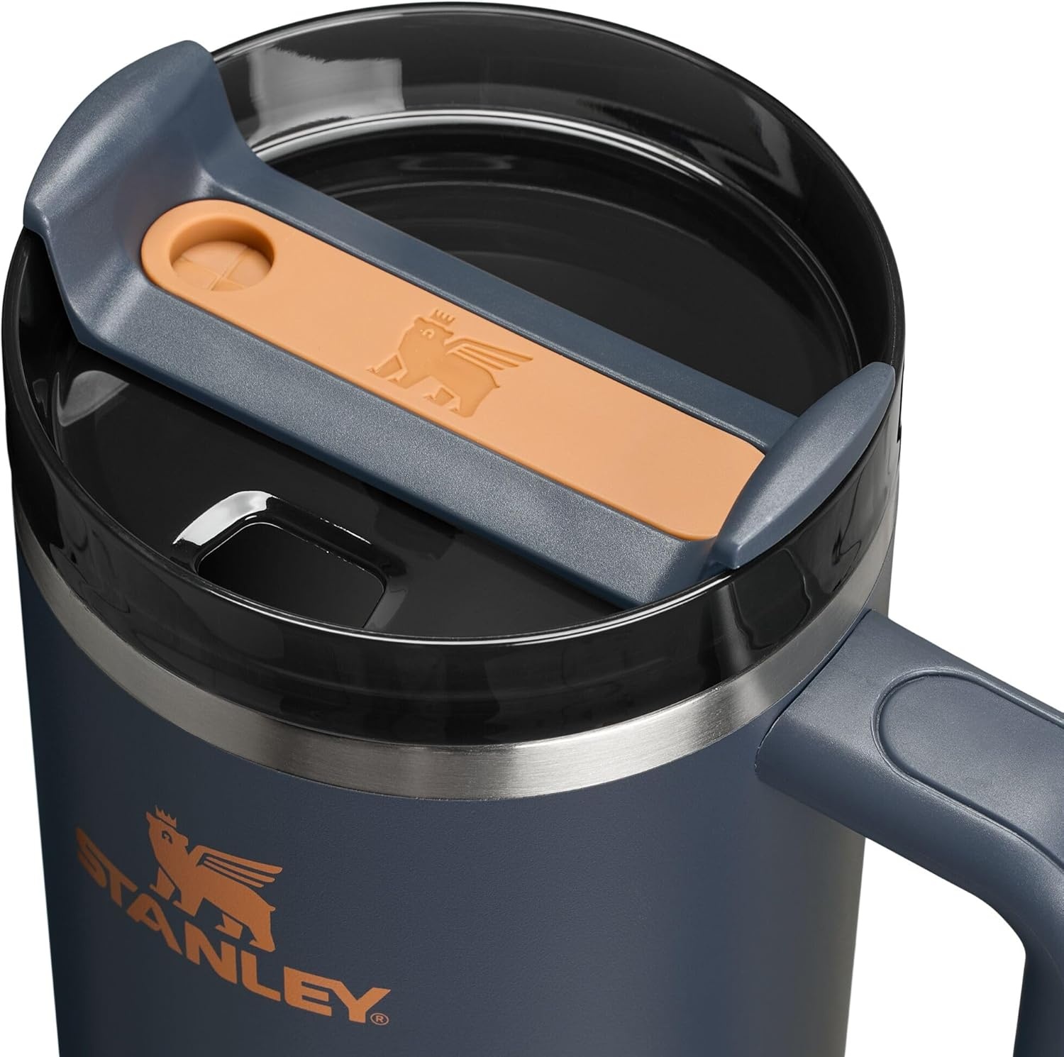 image:imageSTANLEY Quencher H20 Tumbler with Handle and Straw 20 oz Flowstate 3Position Lid Cup Holder Compatible for Travel Insulated Stainless Steel Cup BPAFree Blue Dream StoneTwilight