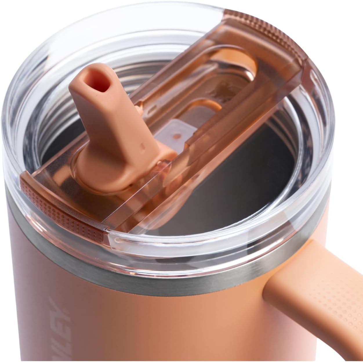 image:imageSTANLEY Quencher ProTour Flip Straw Tumbler with Leakproof Lid 30 oz Builtin Straw and Handle Cup Holder Compatible for Travel insulated Stainless Steel Cup BPAFree Hot PinkOasis Apricot