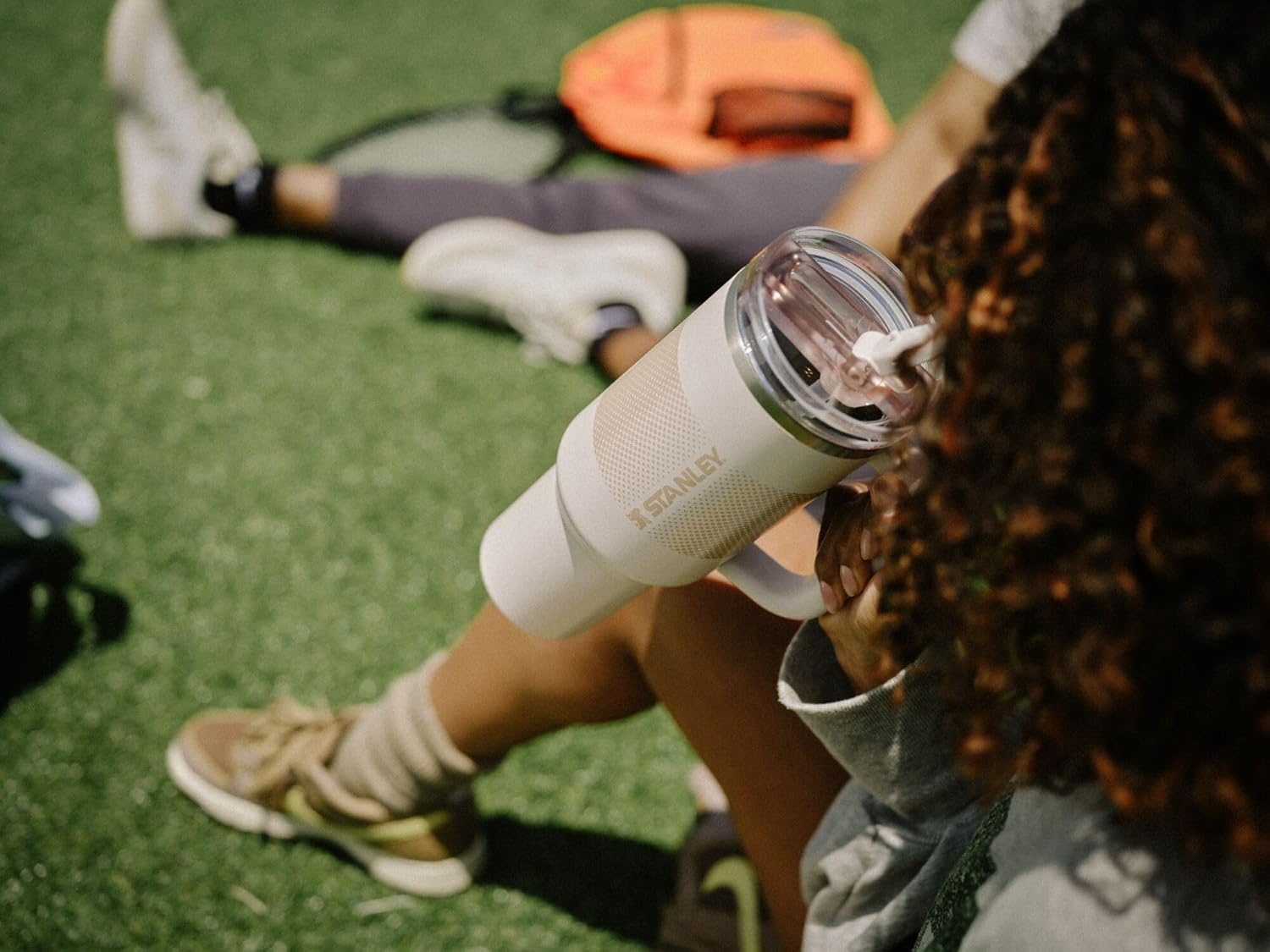 image:imageSTANLEY Quencher ProTour Flip Straw Tumbler with Leakproof Lid 30 oz Builtin Straw and Handle Cup Holder Compatible for Travel insulated Stainless Steel Cup BPAFree Hot PinkRose Quartz Fade