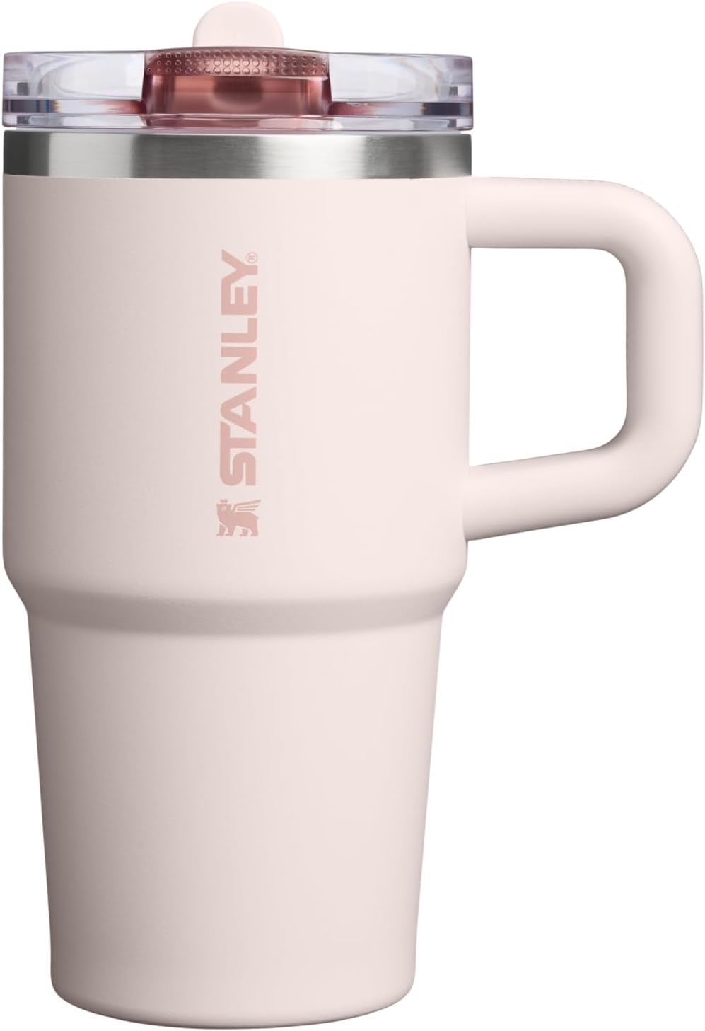 image:imageSTANLEY Quencher ProTour Flip Straw Tumbler with Leakproof Lid 30 oz Builtin Straw and Handle Cup Holder Compatible for Travel insulated Stainless Steel Cup BPAFree Hot PinkRose Quartz