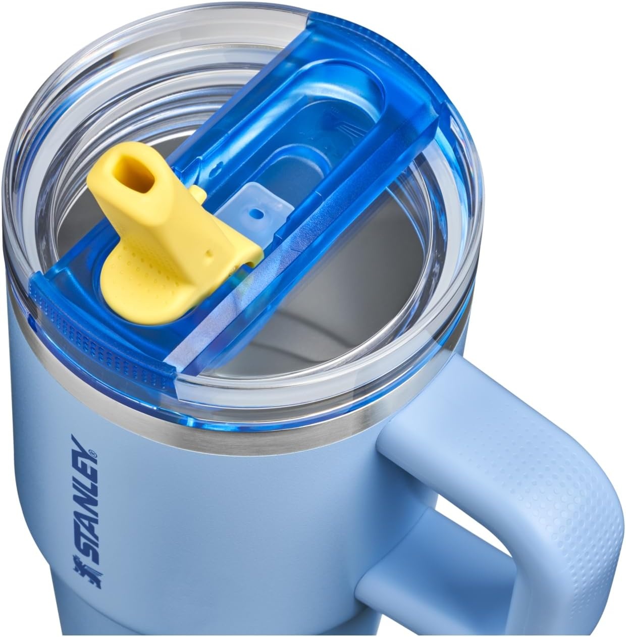 image:imageSTANLEY Quencher ProTour Flip Straw Tumbler with Leakproof Lid 30 oz Builtin Straw and Handle Cup Holder Compatible for Travel insulated Stainless Steel Cup BPAFree Hot PinkCornflower Admiral Blue