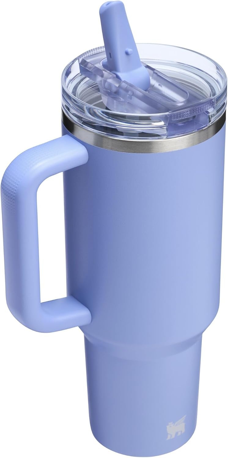 image:imageSTANLEY Quencher ProTour Flip Straw Tumbler with Leakproof Lid 30 oz Builtin Straw and Handle Cup Holder Compatible for Travel insulated Stainless Steel Cup BPAFree Hot PinkHydrangea