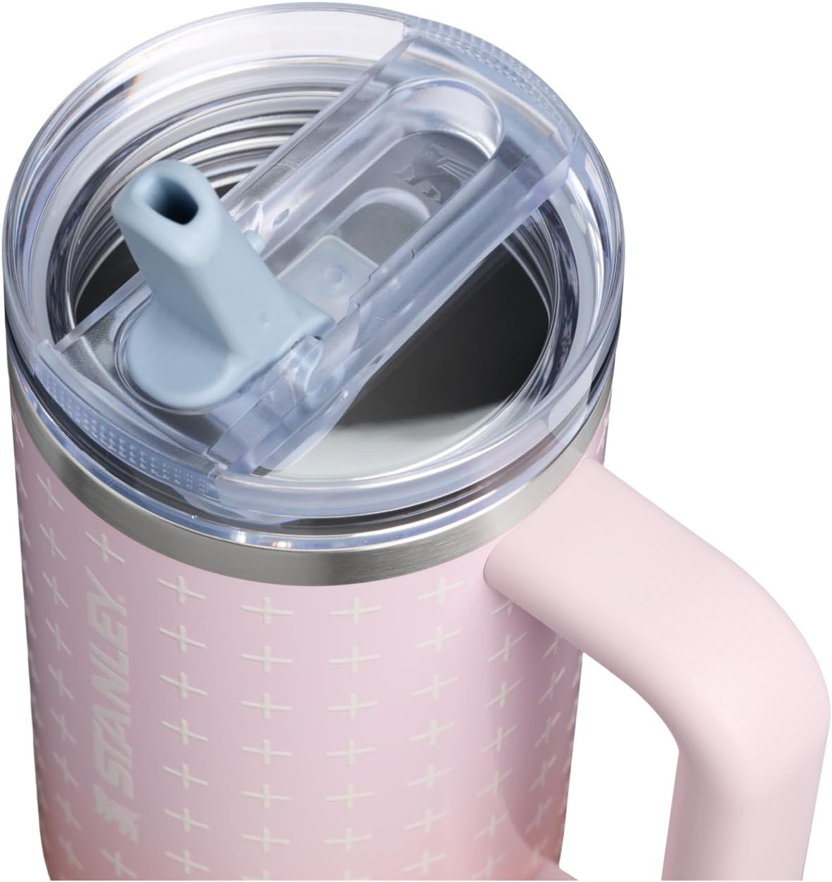 image:imageSTANLEY Quencher ProTour Flip Straw Tumbler with Leakproof Lid 30 oz Builtin Straw and Handle Cup Holder Compatible for Travel insulated Stainless Steel Cup BPAFree Hot PinkSorbet Plus