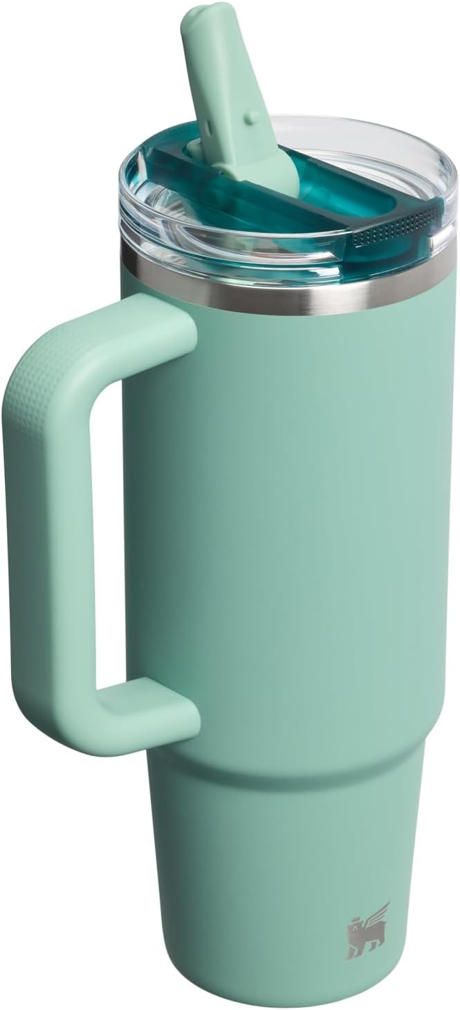 image:imageSTANLEY Quencher ProTour Flip Straw Tumbler with Leakproof Lid 30 oz Builtin Straw and Handle Cup Holder Compatible for Travel insulated Stainless Steel Cup BPAFree Hot PinkSpring Green