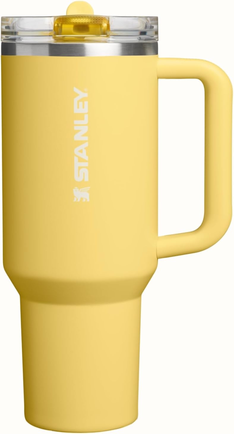 image:imageSTANLEY Quencher ProTour Flip Straw Tumbler with Leakproof Lid 30 oz Builtin Straw and Handle Cup Holder Compatible for Travel insulated Stainless Steel Cup BPAFree Hot PinkDaffodil