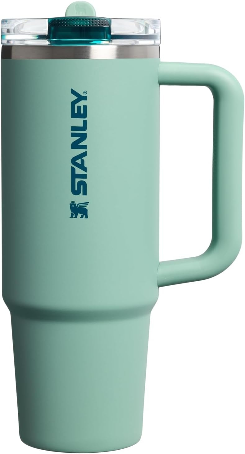 image:imageSTANLEY Quencher ProTour Flip Straw Tumbler with Leakproof Lid 30 oz Builtin Straw and Handle Cup Holder Compatible for Travel insulated Stainless Steel Cup BPAFree Hot PinkSpring Green