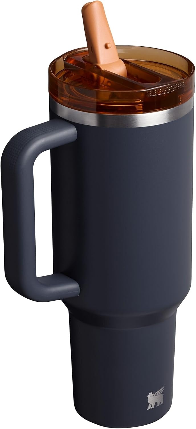 image:imageSTANLEY Quencher ProTour Flip Straw Tumbler with Leakproof Lid 30 oz Builtin Straw and Handle Cup Holder Compatible for Travel insulated Stainless Steel Cup BPAFree Hot PinkTwilight VRT