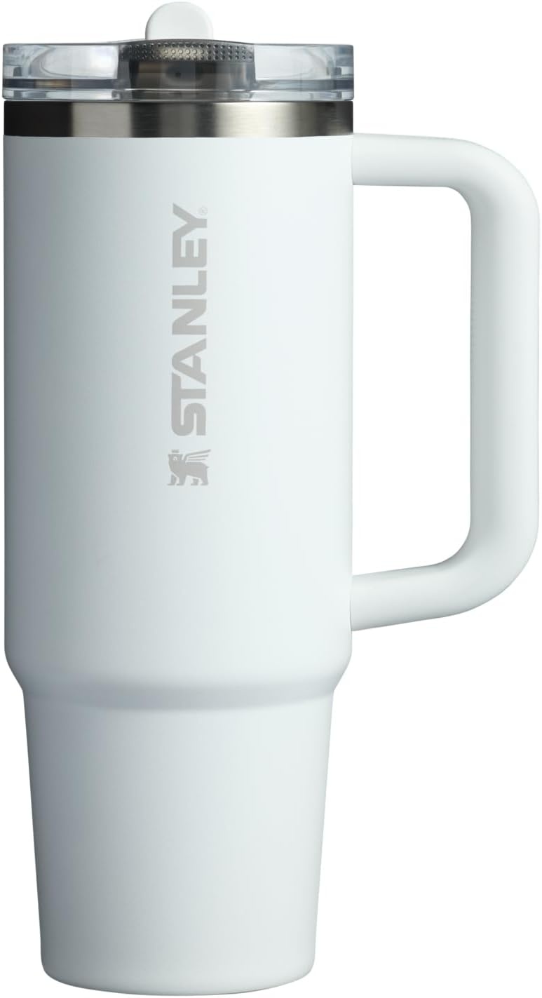 image:imageSTANLEY Quencher ProTour Flip Straw Tumbler with Leakproof Lid 30 oz Builtin Straw and Handle Cup Holder Compatible for Travel insulated Stainless Steel Cup BPAFree Hot PinkFrost