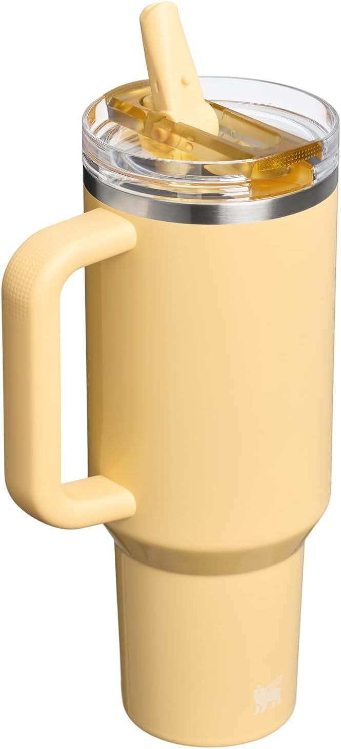 image:imageSTANLEY Quencher ProTour Flip Straw Tumbler with Leakproof Lid 30 oz Builtin Straw and Handle Cup Holder Compatible for Travel insulated Stainless Steel Cup BPAFree Hot PinkOasis Butter Gloss