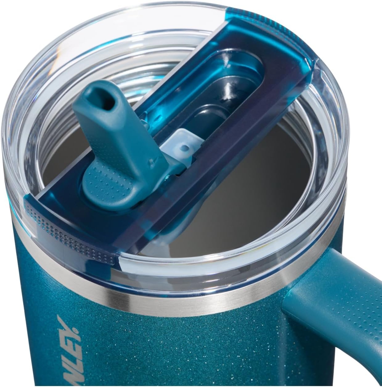 image:imageSTANLEY Quencher ProTour Flip Straw Tumbler with Leakproof Lid 30 oz Builtin Straw and Handle Cup Holder Compatible for Travel insulated Stainless Steel Cup BPAFree Hot PinkPonderosa Shimmer