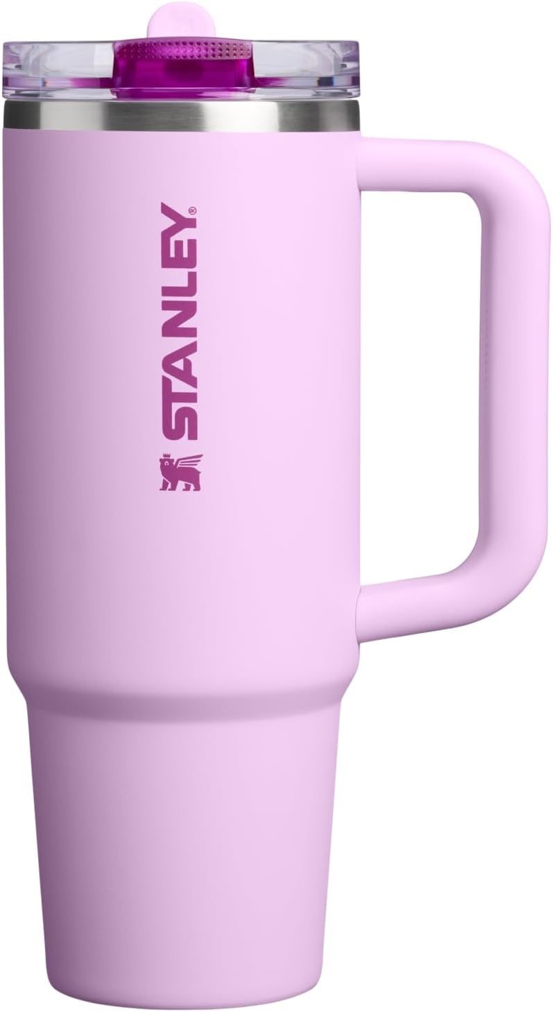 image:imageSTANLEY Quencher ProTour Flip Straw Tumbler with Leakproof Lid 30 oz Builtin Straw and Handle Cup Holder Compatible for Travel insulated Stainless Steel Cup BPAFree Hot PinkSoft Orchid