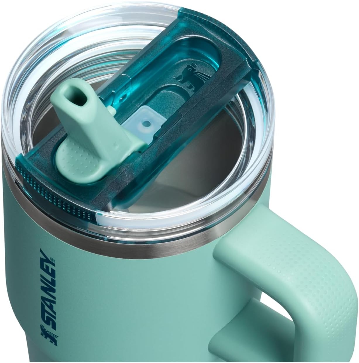 image:imageSTANLEY Quencher ProTour Flip Straw Tumbler with Leakproof Lid 30 oz Builtin Straw and Handle Cup Holder Compatible for Travel insulated Stainless Steel Cup BPAFree Hot PinkSpring Green