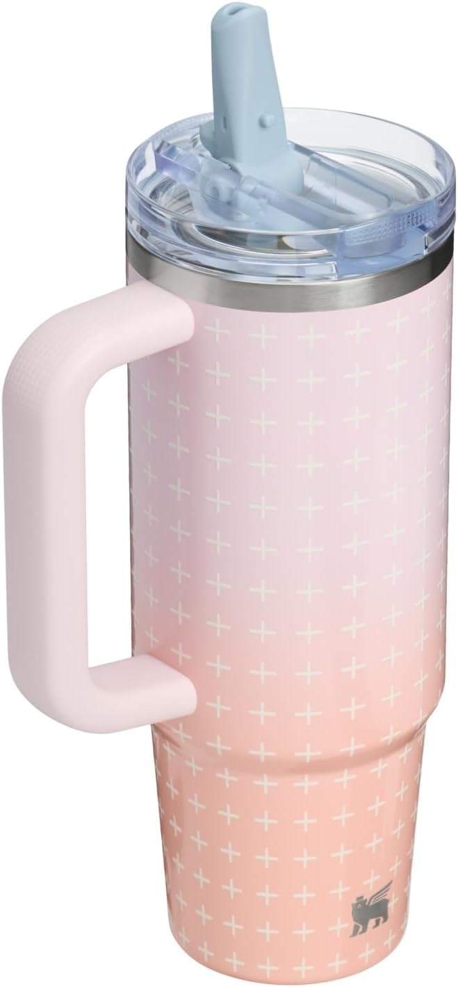 image:imageSTANLEY Quencher ProTour Flip Straw Tumbler with Leakproof Lid 30 oz Builtin Straw and Handle Cup Holder Compatible for Travel insulated Stainless Steel Cup BPAFree Hot PinkSorbet Plus