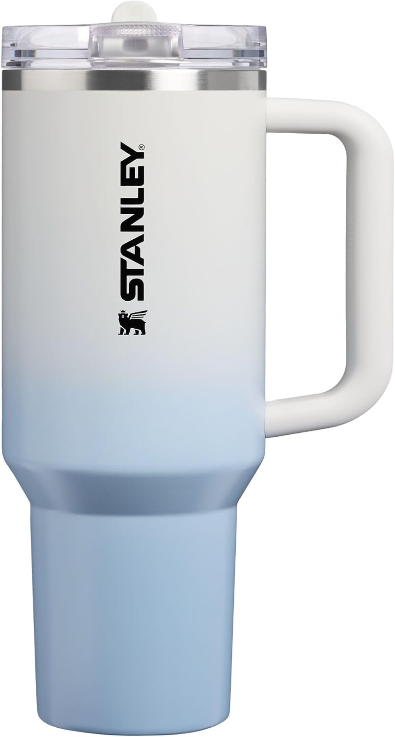 image:imageSTANLEY Quencher ProTour Flip Straw Tumbler with Leakproof Lid 30 oz Builtin Straw and Handle Cup Holder Compatible for Travel insulated Stainless Steel Cup BPAFree Hot PinkBlue Dream Gradient