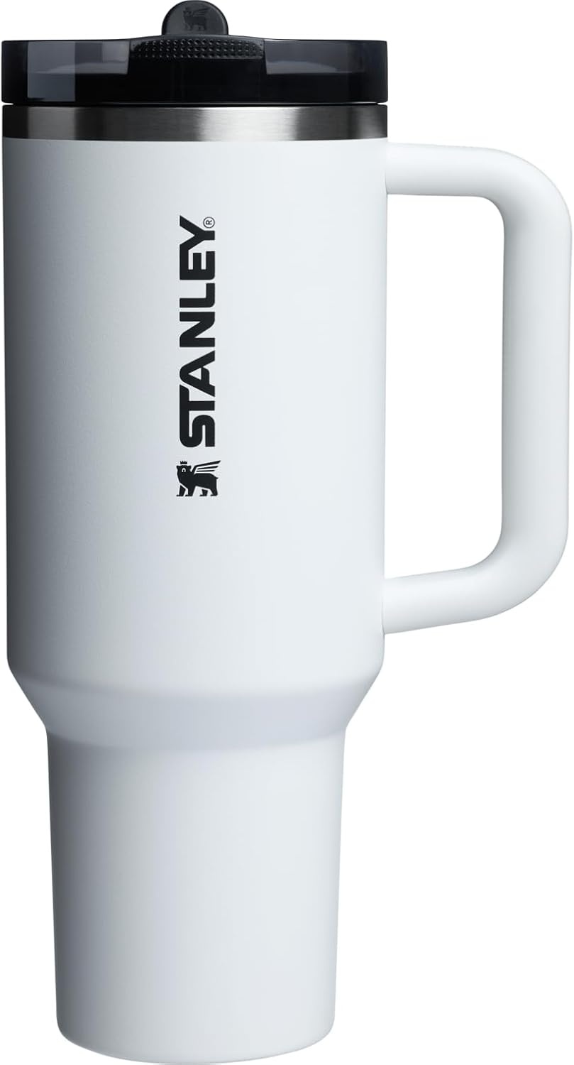 image:imageSTANLEY Quencher ProTour Flip Straw Tumbler with Leakproof Lid 30 oz Builtin Straw and Handle Cup Holder Compatible for Travel insulated Stainless Steel Cup BPAFree Hot PinkChalk