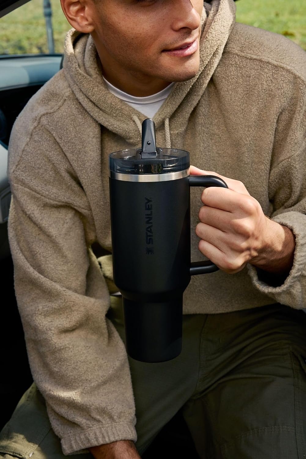 image:imageSTANLEY Quencher ProTour Flip Straw Tumbler with Leakproof Lid 30 oz Builtin Straw and Handle Cup Holder Compatible for Travel insulated Stainless Steel Cup BPAFree Hot PinkCornflower Admiral Blue