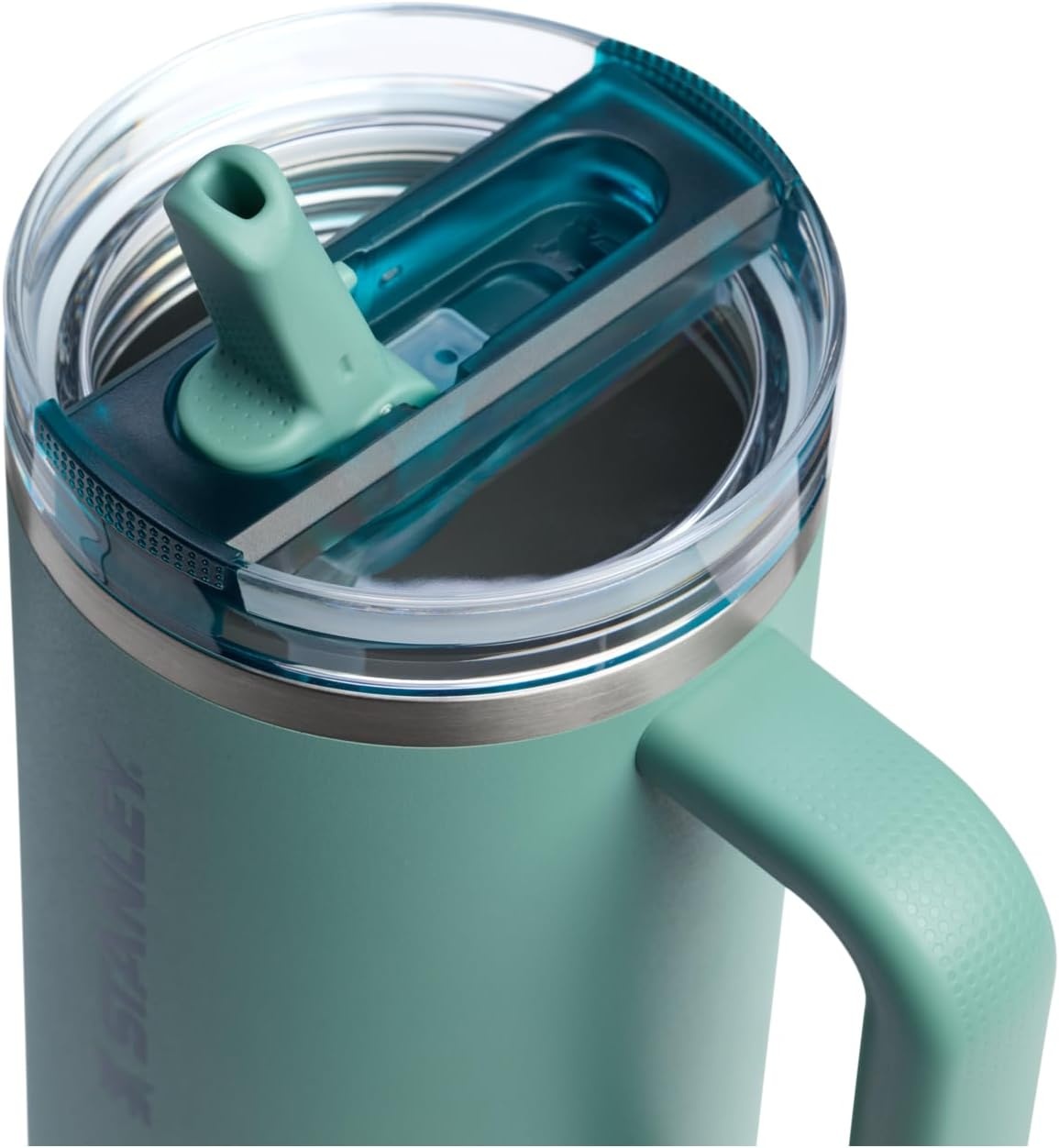 image:imageSTANLEY Quencher ProTour Flip Straw Tumbler with Leakproof Lid 30 oz Builtin Straw and Handle Cup Holder Compatible for Travel insulated Stainless Steel Cup BPAFree Hot PinkSpring Green