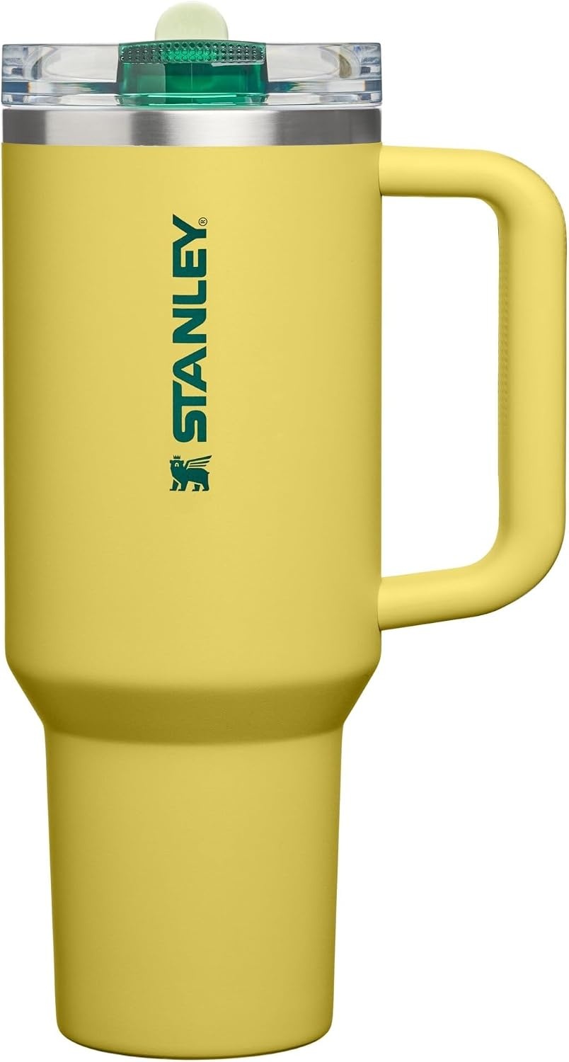 image:imageSTANLEY Quencher ProTour Flip Straw Tumbler with Leakproof Lid 30 oz Builtin Straw and Handle Cup Holder Compatible for Travel insulated Stainless Steel Cup BPAFree Hot PinkDaffodil Emerald