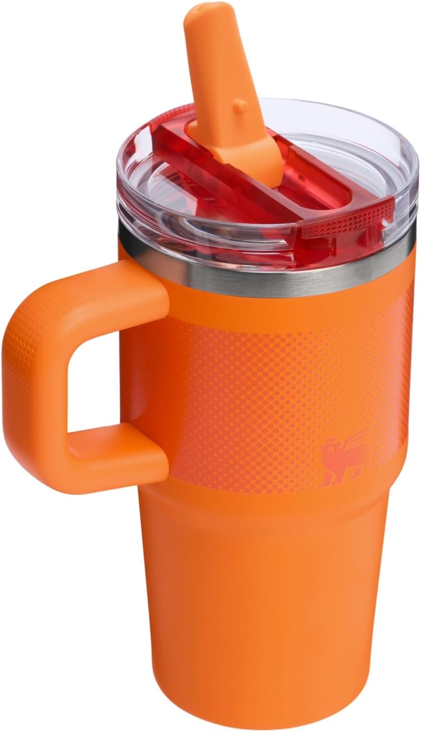 image:imageSTANLEY Quencher ProTour Flip Straw Tumbler with Leakproof Lid 30 oz Builtin Straw and Handle Cup Holder Compatible for Travel insulated Stainless Steel Cup BPAFree Hot PinkGoldenrod Fade