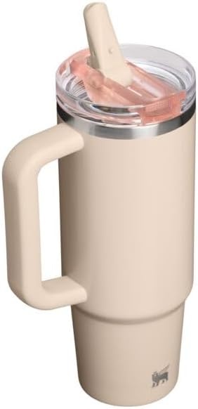 image:imageSTANLEY Quencher ProTour Flip Straw Tumbler with Leakproof Lid 30 oz Builtin Straw and Handle Cup Holder Compatible for Travel insulated Stainless Steel Cup BPAFree Hot PinkChampagne