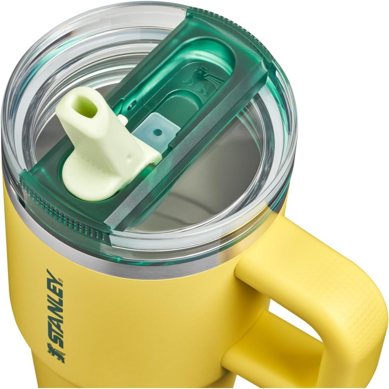 image:imageSTANLEY Quencher ProTour Flip Straw Tumbler with Leakproof Lid 30 oz Builtin Straw and Handle Cup Holder Compatible for Travel insulated Stainless Steel Cup BPAFree Hot PinkDaffodil Emerald