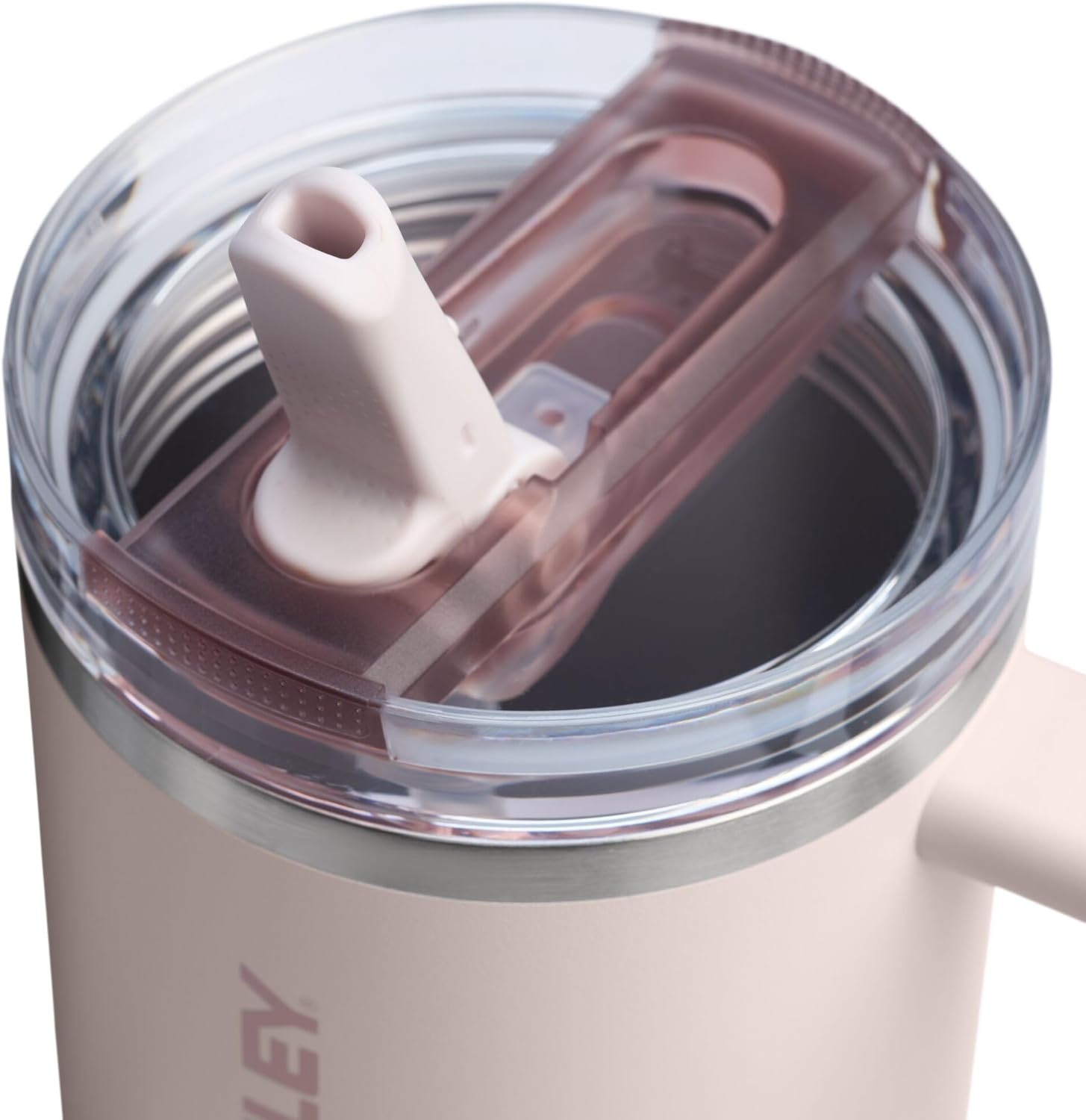 image:imageSTANLEY Quencher ProTour Flip Straw Tumbler with Leakproof Lid 30 oz Builtin Straw and Handle Cup Holder Compatible for Travel insulated Stainless Steel Cup BPAFree Hot PinkRose Quartz
