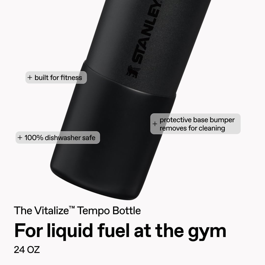image:imageSTANLEY Vitalize Tempo Bottle 24 oz Lightweight Water Bottle Rose QuartzCobalt Chartreuse