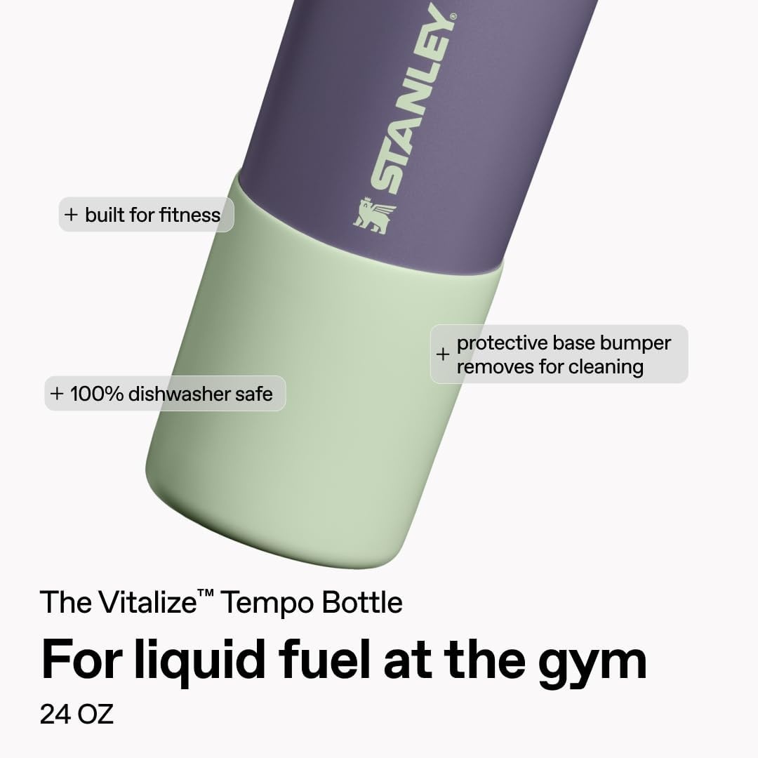 image:imageSTANLEY Vitalize Tempo Bottle 24 oz Lightweight Water Bottle Rose QuartzPurple Umbra