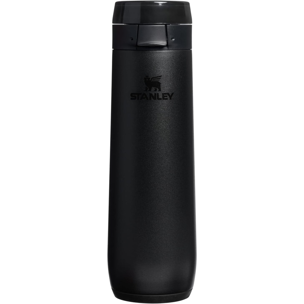 image:imageSTANLEY Flowstate Spring Bottle Leakproof Water Bottle with Carry Strap amp FlipTop Locking Lid Insulated Stainless Steel Fits Most Cup Holders BPAFree 20 oz ChampagneBlack 20