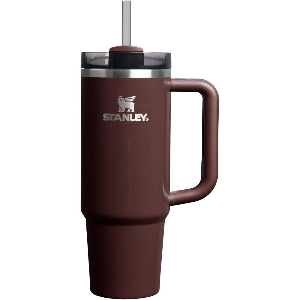 image:imageSTANLEY Quencher H20 Tumbler with Handle and Straw 20 oz Flowstate 3Position Lid Cup Holder Compatible for Travel Insulated Stainless Steel Cup BPAFree Blue Dream StoneMahogany Gloss
