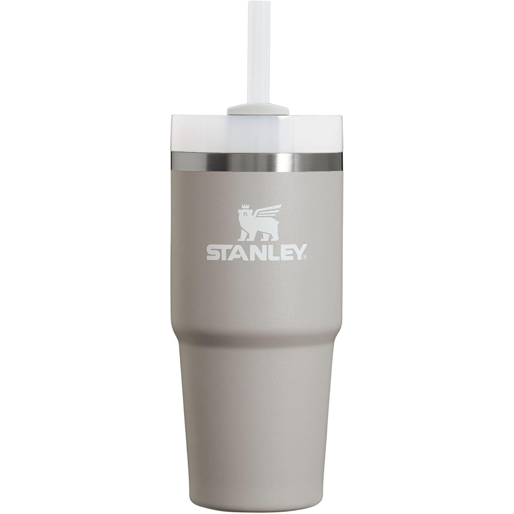 image:imageSTANLEY Quencher H20 Tumbler with Handle and Straw 20 oz Flowstate 3Position Lid Cup Holder Compatible for Travel Insulated Stainless Steel Cup BPAFree Blue Dream StoneAsh