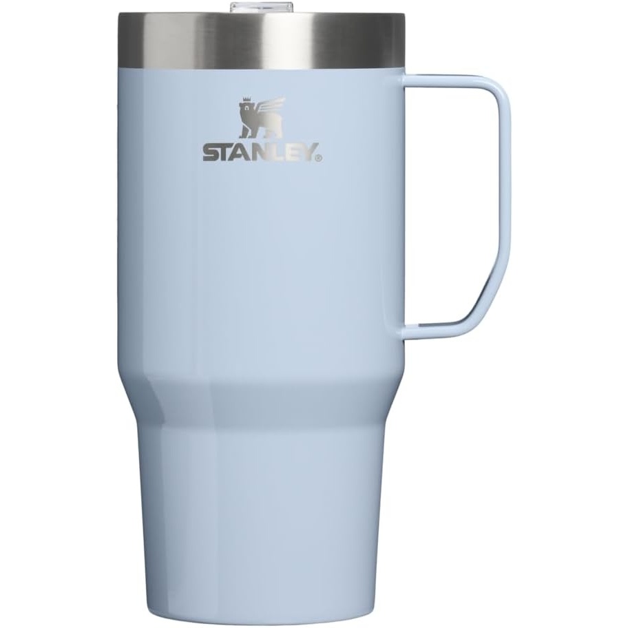 image:imageSTANLEY The Everyday Suburban Mug 24 oz Drink Through Lid Cup for Coffee Tea and Drinks Insulated Stainless Steel Coffee Mug BPAFree Blue Dream Gloss