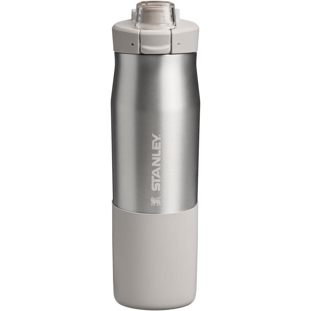 image:imageSTANLEY Vitalize Tempo Bottle 24 oz Lightweight Water Bottle Rose QuartzStainless Steel Ash