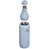 STANLEY All Day Slim Bottle 20 oz | Twist On Lid with Leakproof Seal | Slim Design for Travel & Gym | Insulated Stainless Steel | BPA-Free | Blue Dream Gloss