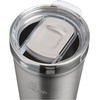 STANLEY Everyday Tumbler 16 oz | Press Fit Drink Through Lid | Beverage, Coffee, and Cocktail Cup | Insulated Stainless Steel Wine Glass | BPA-Free | Stainless Steel Ash