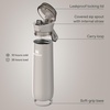 STANLEY Flowstate™ Spring Bottle | Leakproof Water Bottle with Carry Strap & Flip-Top Locking Lid | Insulated Stainless Steel | Fits Most Cup Holders | BPA-Free | 20 oz | Champagne(Coastal Teal)