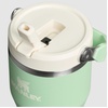 STANLEY IceFlow 2.0 Flip Straw Tumbler with Handle 20 oz | Twist On Lid and Flip Up Straw | Leak Resistant Water Bottle | Insulated Stainless Steel | BPA-Free | Stainless Steel Ash(Pistachio)