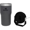 STANLEY IceFlow 2.0 Flip Straw Tumbler with Handle 20 oz | Twist On Lid and Flip Up Straw | Leak Resistant Water Bottle | Insulated Stainless Steel | BPA-Free | Stainless Steel Ash(Charcoal)