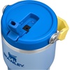 STANLEY IceFlow 2.0 Flip Straw Tumbler with Handle 20 oz | Twist On Lid and Flip Up Straw | Leak Resistant Water Bottle | Insulated Stainless Steel | BPA-Free | Stainless Steel Ash(Cornflower Admiral Blue)