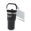 STANLEY IceFlow 2.0 Flip Straw Tumbler with Handle 20 oz | Twist On Lid and Flip Up Straw | Leak Resistant Water Bottle | Insulated Stainless Steel | BPA-Free | Stainless Steel Ash(Charcoal)