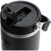 STANLEY IceFlow 2.0 Flip Straw Tumbler with Handle 20 oz | Twist On Lid and Flip Up Straw | Leak Resistant Water Bottle | Insulated Stainless Steel | BPA-Free | Stainless Steel Ash(Black 2.0)