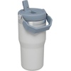 STANLEY IceFlow 2.0 Flip Straw Tumbler with Handle 20 oz | Twist On Lid and Flip Up Straw | Leak Resistant Water Bottle | Insulated Stainless Steel | BPA-Free | Stainless Steel Ash(Fog)