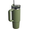 STANLEY Quencher H2.0 Tumbler with Handle and Straw 20 oz | Flowstate 3-Position Lid | Cup Holder Compatible for Travel | Insulated Stainless Steel Cup | BPA-Free | Blue Dream Stone(Dried Pine)
