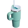 STANLEY Quencher H2.0 Tumbler with Handle and Straw 20 oz | Flowstate 3-Position Lid | Cup Holder Compatible for Travel | Insulated Stainless Steel Cup | BPA-Free | Blue Dream Stone(Spring Green)